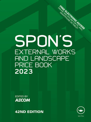 cover image of Spon's External Works and Landscape Price Book 2023